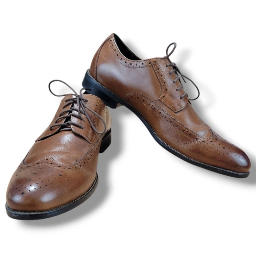 Stacy Adams Shoes Sz 13M Men's Wingtip Stacy Adams Garrison Oxford Shoes Leather